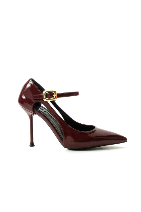 Stiletto – Bilekten Tokalı, Beyaz İnce Topuklu, Sivri Burunlu Rahat Kalıp Kadın Topuklu Ayakkabı