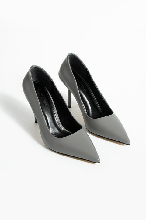 Rugan  9 cm Vegan Deri İnce Topuklu Stiletto | Etkileyici Şıklık! Mezuniyet Düğün Ofis İçin