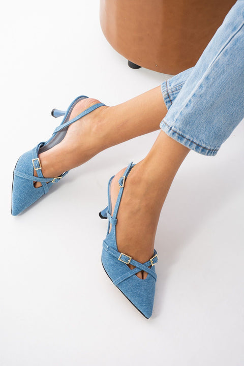 Kadın Topuklu Ayakkabı Abiye Ayakkabı Beyaz Stiletto Vegan Deri Rugan - Günlük Ve Özel Gün
