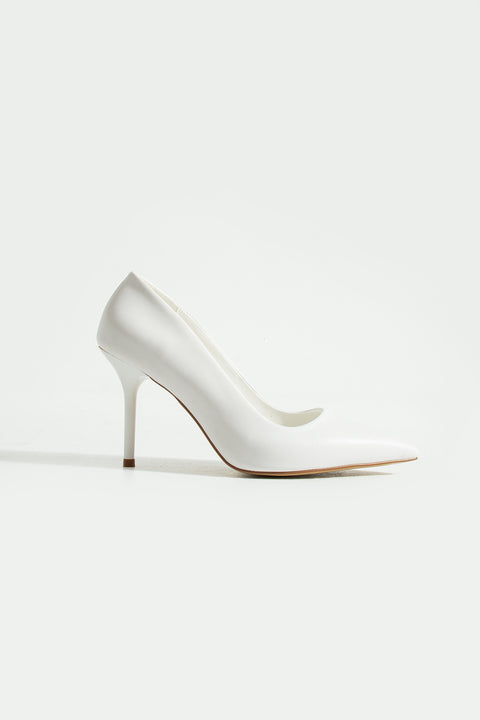 Rugan  9 cm Vegan Deri İnce Topuklu Stiletto | Etkileyici Şıklık! Mezuniyet Düğün Ofis İçin
