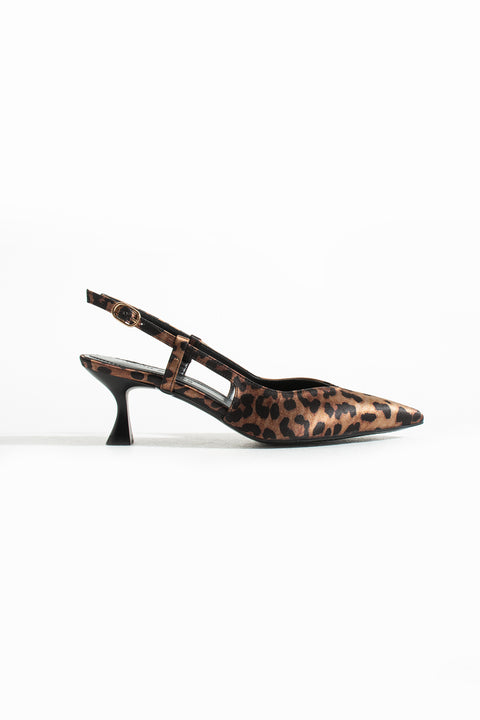 Taş Detaylı İnce Topuklu Slingback Stiletto – Şık ve Zarif Abiye Kadın Ayakkabı