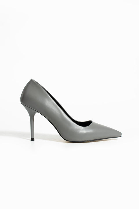 Rugan  9 cm Vegan Deri İnce Topuklu Stiletto | Etkileyici Şıklık! Mezuniyet Düğün Ofis İçin