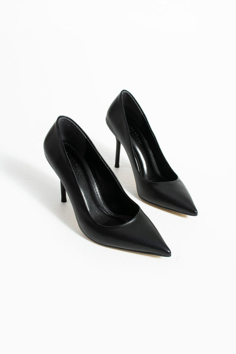 Rugan  9 cm Vegan Deri İnce Topuklu Stiletto | Etkileyici Şıklık! Mezuniyet Düğün Ofis İçin