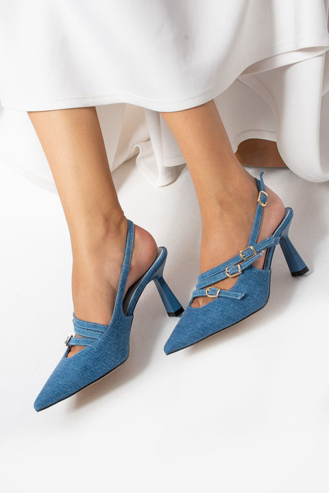 Rugan Stiletto – Parlak Vegan Deri Topuklu Kadın Ayakkabı | Günlük ve Özel Gün Şıklığı için Sivri Burunlu Şık Mode